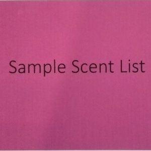 SCENT LIST - MEN & WOMEN